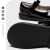 意尔康女童皮鞋2024年春季儿童表演鞋软底黑皮鞋简约单鞋黑色26