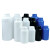 兰诗（LAUTEE）SY5029 塑料瓶 液体化工样品分装包装瓶带盖600ml白色半透明（5个）