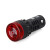 LAY39系列声光蜂鸣器闪烁LED报警器直流电开孔22mm带灯红色ADY16-22SM 24V 1个