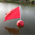 穗之语海洋航道大浮标球河道湖泊浮球浮漂高强度塑料浮球ABS双耳加筋圆 红色球径 25cm红旗警示球