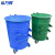 希万辉 100L不锈钢桶颜色备注 户外环卫物业抗摔铁质垃圾桶XWH0007
