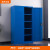 重型工具柜车间用加厚物件工具储物柜工厂铁皮柜汽修厂零件收纳柜 橘色五层