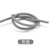 UL美标硅胶线15awg 导线0.08mm 耐高低温 1.5平方 特软电线 灰色 /5米价格