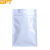 贝傅特 彩色铝箔袋 包装袋镀铝袋镀泊自封袋密封袋礼品袋封口袋 平底款白色 10x15cm100个
