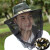 防蚊头罩网帽防蚊虫帽子养蜂人采蜜防蜂帽纱网遮阳帽工作护脸防尘 绿白