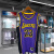 湖人队23号JAME 勒布朗詹姆斯球衣 2024城市版男女热压篮球服 23号宣告版 M
