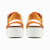 其乐（Clarks）其乐女鞋时尚休闲舒适一字带扣女士休闲凉鞋 橙色 37.5