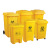 北巡北巡医疗垃圾桶30升黄色加厚带盖脚踏桶大号诊所医院用60L塑料废物桶 15L脚踏 医疗黄
