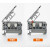 保险丝端子SAKSI 4 LD 1D带灯24V/230v熔断器型接线端子 保险丝0.5A 100只