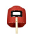 德威狮手持式电焊面罩防护面屏焊工焊帽焊接防护罩防水红钢纸烧焊面罩 升级款加厚1.5面罩+黑镜片