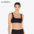 LA PERLA【新品】女士SIMPLE DAYS无钢圈运动舒适logo文胸 黑色 XS