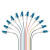 信捷(ABLEMEN) 48芯分支光缆LC-FC 集束单模束状尾纤光纤跳线15m