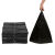 汉河酒店物业环保户外手提式黑色加厚大号垃圾袋黑色塑料袋企业定制 65*94CM40个3.5丝(60-68L)