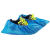 COFLYEE 一次性鞋套塑料复合CPE防滑鞋套加厚耐磨塑料防尘防水防雨鞋套定制 蓝色 1.5g