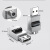 USB免焊接头金属壳 DIY-USB 2.0插头公头母连接器 转接线端子 金属款USB2.0免焊公头