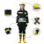 名典消防 14款消防服套装 五件套 3C认证 抢险救援 阻燃隔热 防水反光 185 XL码（可定制）