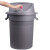 舒弗 塑料垃圾桶加厚圆形90L 一个价 灰色不带轮