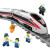 开智（KAZI）立体拼插积木火车列车积木拼装玩具模型高铁和谐号电动轨道儿童 黑红色复兴号列车3米轨道647颗粒
