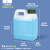 水杉加厚食品级密封塑料瓶500ml毫升实验室取样瓶2.5/5/10L升公斤kg方形扁桶 1L-半透明（配军绿盖）