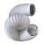 加厚 PVC铝箔伸缩软管 厨房 换气扇排风管油烟排烟管浴霸 卫生间 pvc250mm*6米