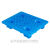 御舵塑料防潮板 地拍子 网格托盘塑料防潮垫板托盘平板网格超市 湖蓝色 圆孔60*50*5cm