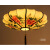 新中式吊灯 中国风餐厅饭店火锅店茶楼茶室书房仿古布艺手绘灯笼憬芊 直径50CM（4号图）