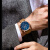 AOEDEJ时尚潮流月相男士手表前十大品牌机械风瑞士夜光防水送男朋友礼物 玫金黑面钢带