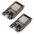 ESP32开发板2.4GHz双模WiFi+蓝牙双核微控制器处理 兼容通用IDE 黑色Type-C口 黑色焊接