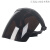 轻便式电焊面罩头戴焊工烧氩气保焊防护全烤脸辐射面具屏焊帽 黑顶灰色