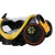 黄色Cosmo全面罩化工农药防毒面具 全面罩+G100滤毒盒1对 防有机蒸汽