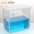 高硼硅玻璃层析缸 耐酸碱耐高温薄层色谱展开缸 单/双槽P/P-1型 双槽P-1型200*100(含盖)