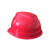 普达  6011-1 骑行头盔 工地工程建筑施工防砸抗冲击新V型ABS安全帽防护帽 6011-1 红