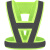 艾佩格V型反光背心反光马甲夏季反光衣道路施工绿化交通骑行反光衣w 荧光绿【灰反光条】