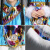 比克尼可六一儿童儿童男女童藏族少数民族风蒙古水袖舞蹈表演服装幼儿园演 K22154头饰+毛边连衣裙+腰封+手 160