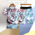 啄木鸟【冰丝凉感】3D印花短袖短裤套装中国风两件套青年男夏季休闲T恤 短裤1条(不含上衣)备注花色 M (90-110斤)