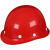 惠利得透气五筋超硬豪华型定做高强度施工加厚有孔防护电网安全帽 V型透气ABS国际款红色