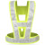 宸芃LED带灯反光马甲充电反光背心施工环卫反光衣骑行反光安全服 充电款黄色- XL
