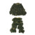 高原战神 户外伪装 仿丛林颜色 四件套训练服 吉利服(重1.5kg)