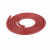 启宙 红色硅胶圆条 实心硅胶密封条 耐高温密封条橡胶条 O型条 一米价 φ6.7mm 