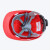 理联 LN-TJG98A三筋透气型ABS安全帽头盔防触电预警器安全帽 红色