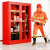 微型消防站室外建筑工地消防柜消防器材全套应急物资展示柜灭火箱 白色