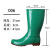 圣驰工业PVC雨鞋劳保橡胶鞋女式防滑水鞋  绿色35