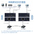 HDMI延长器支持交换机网线RJ45转高清分配器1分2一进4出8路 200米HDMI带USB 1发2收 1080P 200m