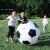 星悦淘淘户外充气大足球子互动儿童玩具球幼儿园专用皮球沙滩草地巨型球 直径80cm配电动充气泵