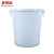 麦锐欧 塑料加厚大白桶 储水桶 塑胶圆桶环保垃圾桶 胶桶水桶 100升无盖