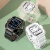 炫戴（XUANDAI） 适用apple watch6｜5｜4手表表带苹果手表iwatch6一体手表带 电子风表带-透明 42mm表盘（iwatch1/2/3/4）