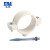 公元（ERA）管道白色pvc排水管件排污管件抱箍管卡塑料管卡墙卡配铁钉 D160管卡+管卡钉