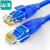 山泽(SAMZHE) 六类CAT6类网线千兆网络连接线8米蓝色宽带非屏蔽八芯双绞线跳线成品网线LCT80