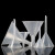 海斯迪克 HKQS-186 塑料透明小漏斗 实验室三角漏斗 耐高温锥形漏斗 50mm（10个）