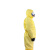 汉盾（HANDUN）HD-BP618 黄色带帽连体式防颗粒物防液体飞溅工业防化服（不含面罩）XL码
